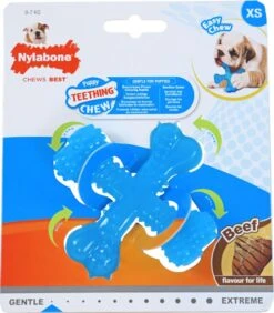 NylaBone Puppy Chew Teething Beef XS