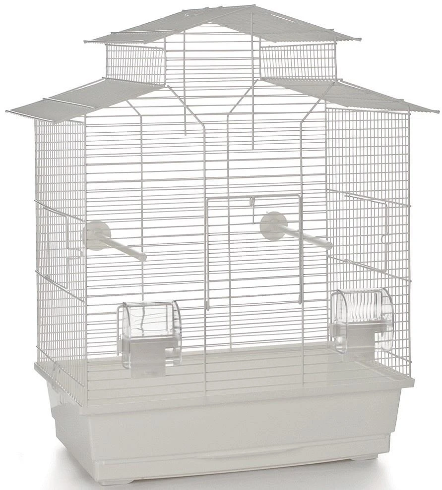 Beeztees Vogelkooi Iza 2 Pagode Wit 1 Beeztees Vogelkooi Iza 2 Pagode Wit