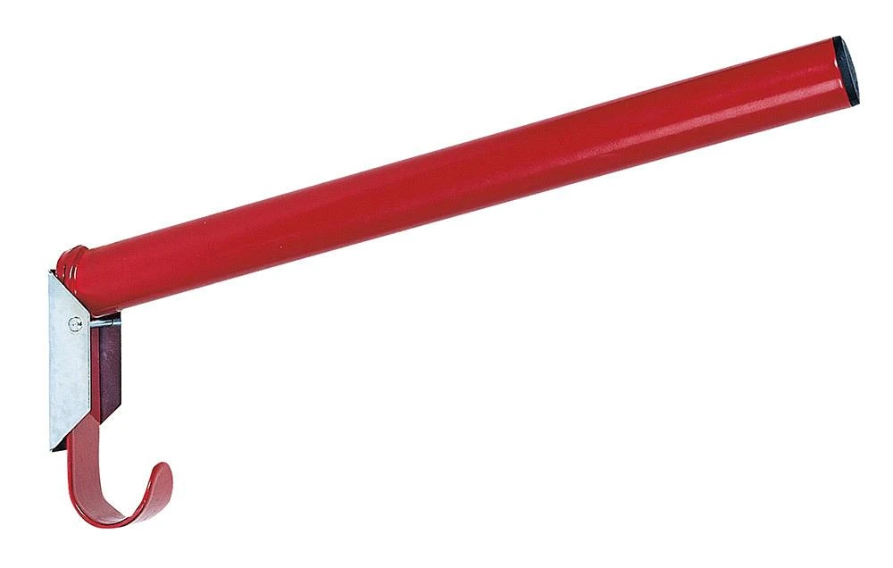 Zadelhouder 44cm Rond Metaal Rood 2 Zadelhouder 44cm Rond Metaal Rood - Afbeelding 2