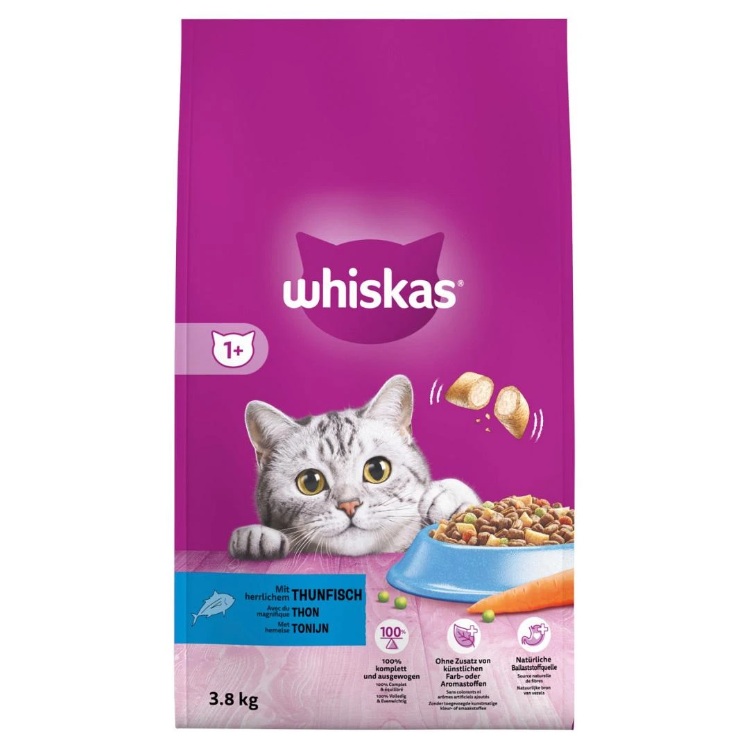 Whiskas Kattenvoer Adult Tonijn 3,8 Kg 1 Whiskas Kattenvoer Adult Tonijn 3,8 Kg