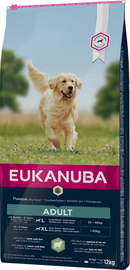 Eukanuba Hondenvoer Adult Large Breed Lamb & Rice 12 Kg 2 Eukanuba Hondenvoer Adult Large Breed Lamb & Rice 12 Kg - Afbeelding 2