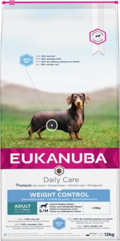 Eukanuba Hondenvoer Medium Weight Control 12 Kg