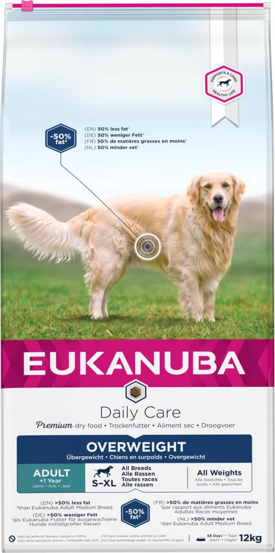 Eukanuba Daily Care Adult Overweight/Sterilised 12 Kg 1 Eukanuba Daily Care Adult Overweight/Sterilised 12 Kg