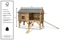 Voldux Kippen- Of Konijnenhok Dennis -Huisdierproducten Kippenhok Dennis 8720094050584 5
