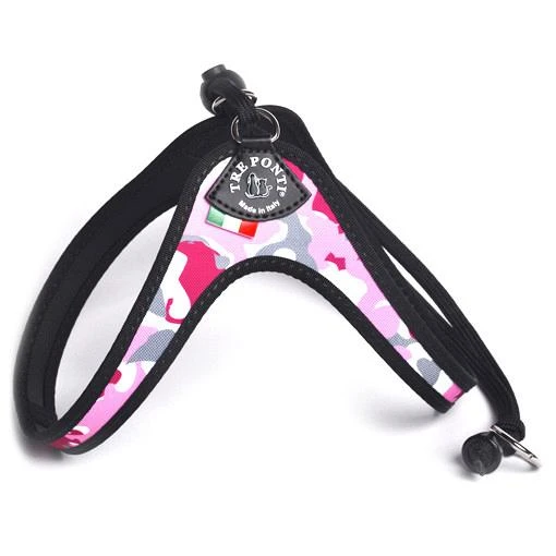 Tre Ponti Hondentuig Liberta Camou Roze 1 Tre Ponti Hondentuig Liberta Camou Roze