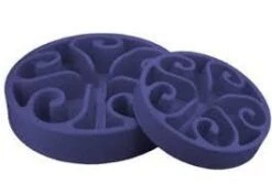 Eat Slow Live Longer Voerbak Original Blue