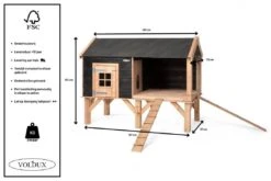 Voldux Kippen- Of Konijnenhok David -Huisdierproducten Voldux Kippenhok David 8720569162101 7