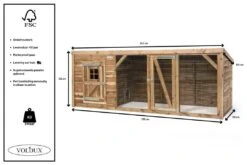 Voldux Kippen- Of Konijnenhok Brit XL 7 Voldux Kippen- Of Konijnenhok Brit XL -Huisdierproducten Voldux Kippenren Brit XL 8720569162309 5
